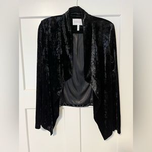 BCBGeneration Black Velvet Blazer